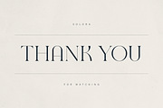 Solora – Elegant Modern Serif Font, a Serif Font by Only Fonts (Thumbnail 11 of 11)