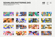 318 Shapes Patterns Posters Part 1, a Pattern Graphic by softulka (Thumbnail 10 of 12)