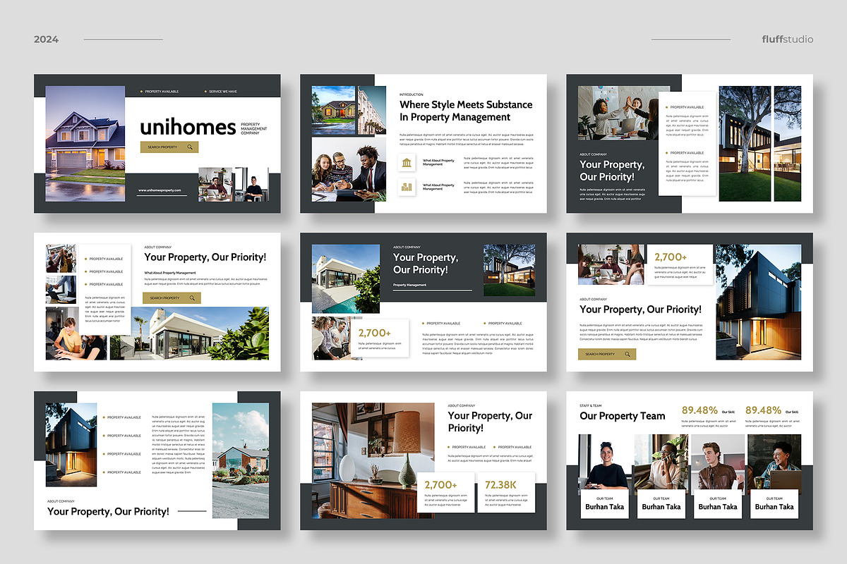 Property Business Google Slides, a Presentation Template by fluffstudio (Photo 2 of 4)