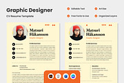 CV Resume Graphic Designer V3, a Resume Template by productype1 (Thumbnail 1 of 3)