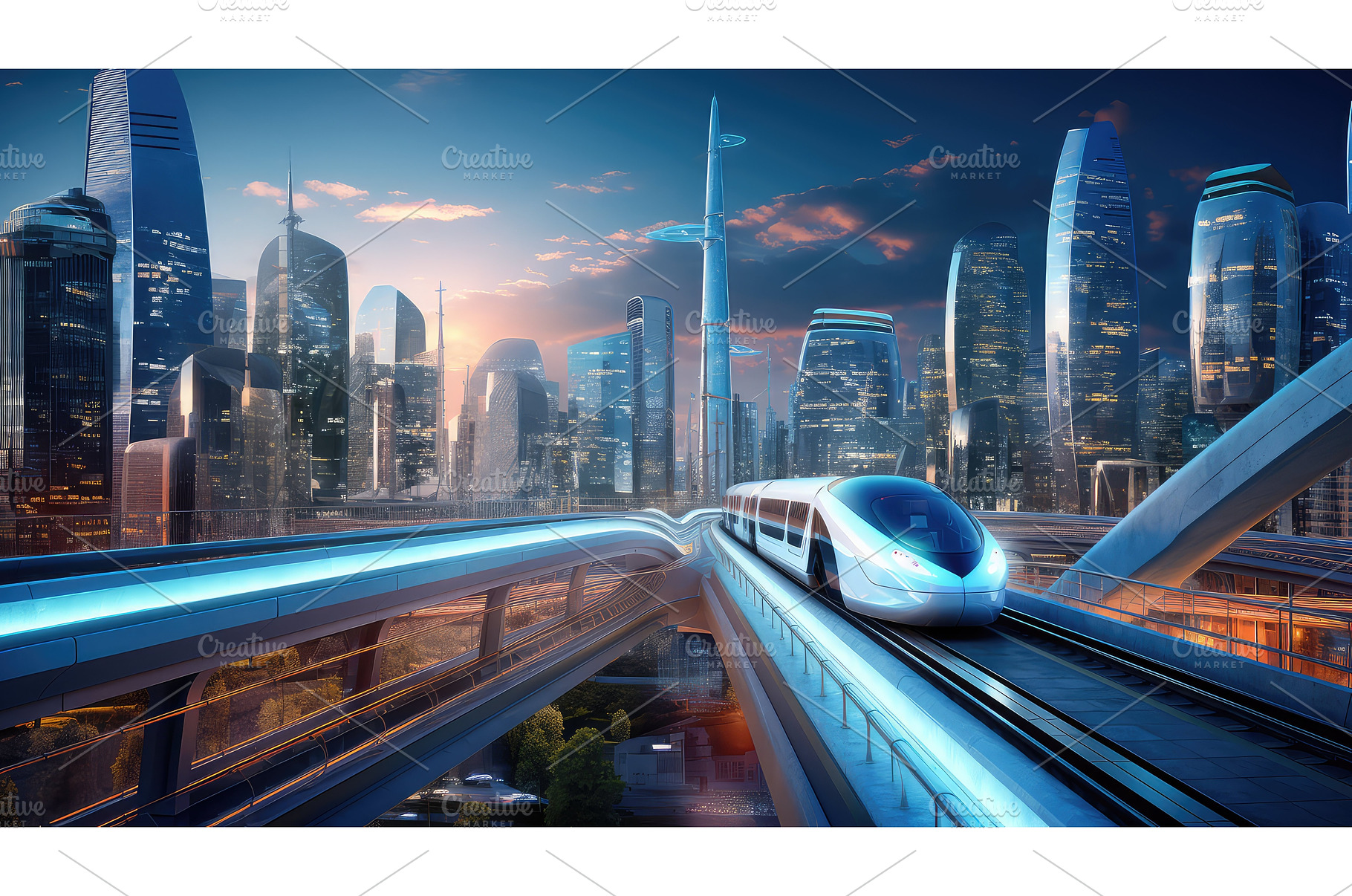 cityscape futuristic urban, an Architecture Photo by pikepicture