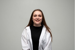 Young woman smiling, expressing, a Person Photo by volodymyrshtun13795