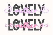 Embrace Mother's - Perfect Font Duo, a Script Font by Keithzo (Thumbnail 2 of 8)