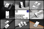 Smartphone Animation Mockup Pack 02, an iPhone Mockup by MockupShelf (Thumbnail 1 of 12)