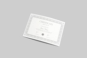 Paper Certificate Mockup, a Stationery Template by Graphiculon (Thumbnail 4 of 11)