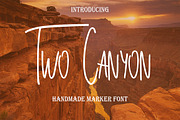 Two Canyon, a Font by Magic Hands (Thumbnail 1 of 5)