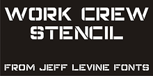 Work Crew Stencil JNL