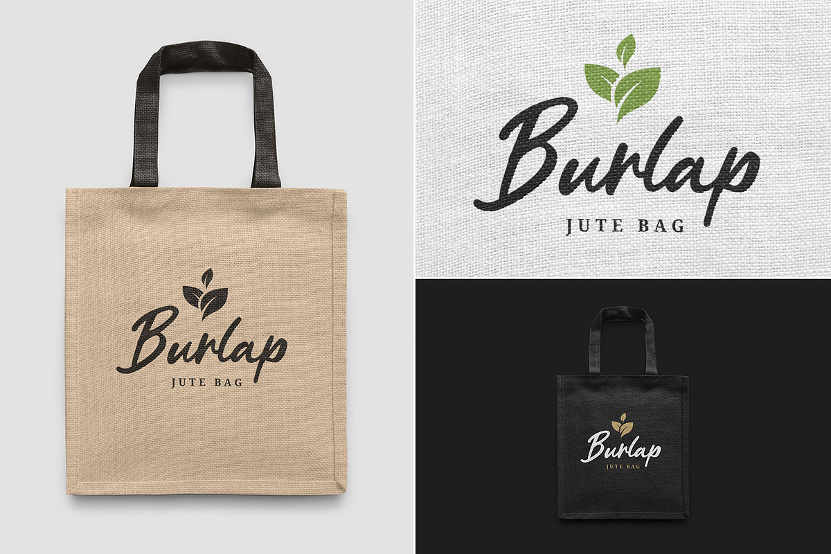 Burlap Jute Bag Mockup, a Product Mockup by Aurora Graphics (Photo 1 of 5)