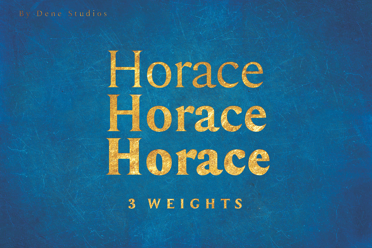 HORACE typeface preview 3
