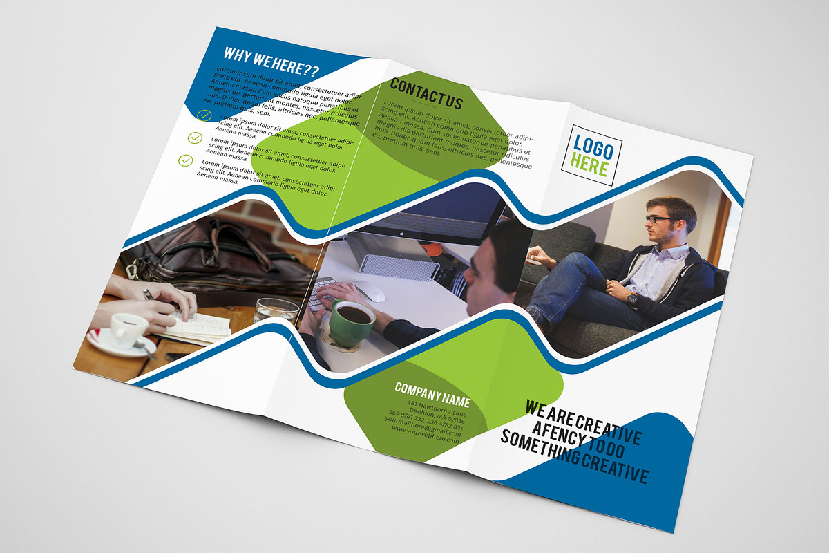 Business Trifold Brochure, a Brochure Template by ZAAS (Photo 4 of 6)