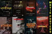 Movie Poster Photoshop Templates, a Social Media Template by Chipshpow Graphics (Thumbnail 4 of 10)
