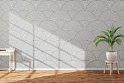 Wavy Scales Radial Stripes Pattern, a Pattern Graphic by vladwel (Thumbnail 2 of 4)