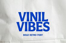 Vinil Vibes Bold Retro Display Font