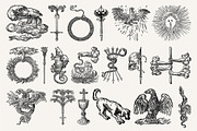 Procreate Occult Emblems Stamps, a Brush Add-On by Century Library (Thumbnail 10 of 10)
