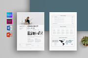 Project Plan | MS Word & Canva, a Stationery Template by obayes (Thumbnail 1 of 6)