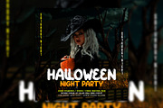 6 Halloween Party Flyer Bundle, a Poster Template by AbcStudio (Thumbnail 3 of 7)