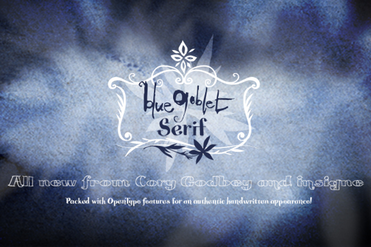 Blue Goblet Serif preview 2