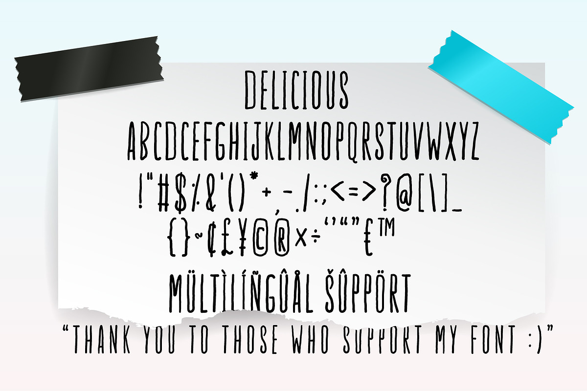Deliciouse Font, a Script Font by Nobu Collections (Photo 8 of 8)