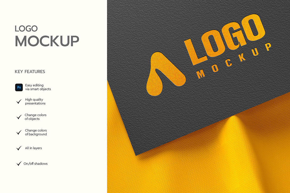Business Card Logo Mockup, a Product Mockup by graphypix (Photo 2 of 4)