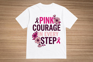 Breast cancer awareness T-shirt