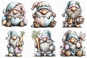 Cute Easter Gnomes Clipart, an Illustration by Libby Wishes (Thumbnail 6 of 6)