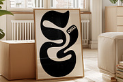 And Chill, Monocrome Quote Print, an Illustration by RossiGalleria (Thumbnail 1 of 2)