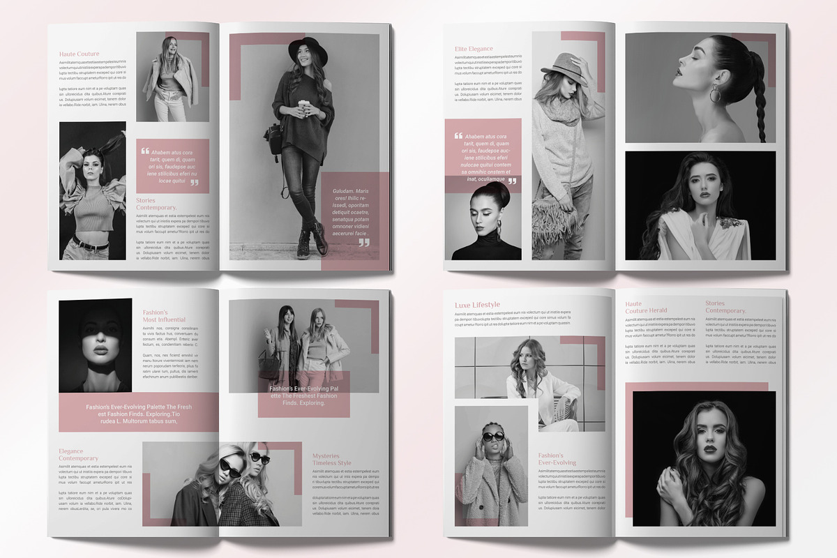 Modern Fashion Magazine, a Magazine Template by graphypix (Photo 7 of 9)