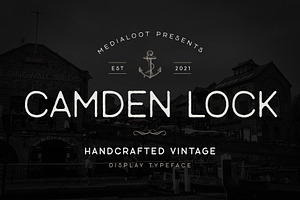 Camden Lock - Vintage Display Font