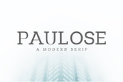 Paulose Modern Serif Font Family, a Serif Font by Symufa (Thumbnail 1 of 7)