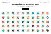 Auto Racing and Motorsport Icons, an Icon by Wencory (Thumbnail 1 of 2)