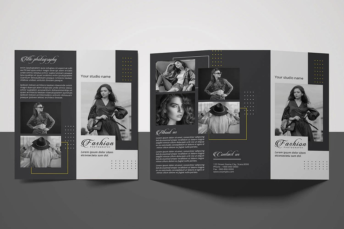 Photography Trifold Brochure, a Brochure Template by Template Shop (Photo 4 of 4)