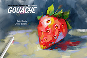 Gouache Brushes for Procreate, a Brush Add-On by Les Frolova (Thumbnail 9 of 9)