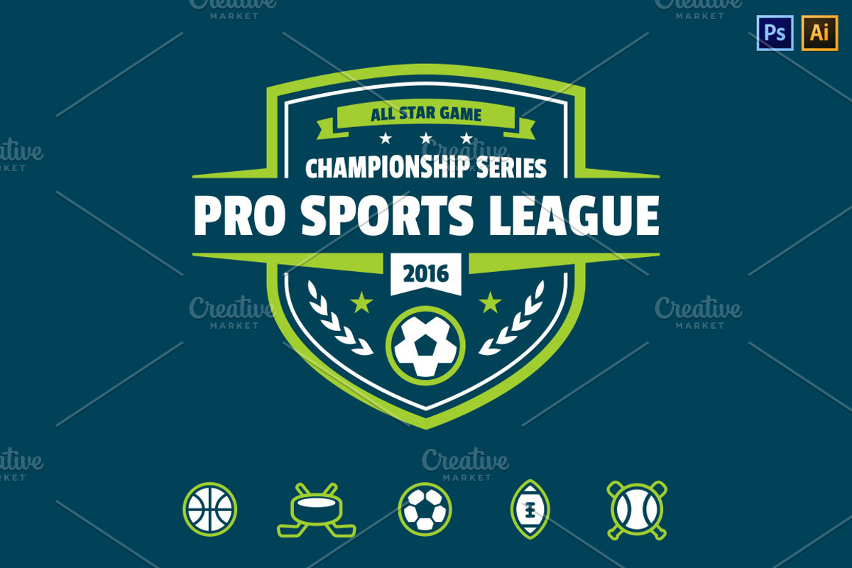 Sports Crest Badge Graphic, a Branding & Logo Template by Ember Studio (Photo 2 of 3)