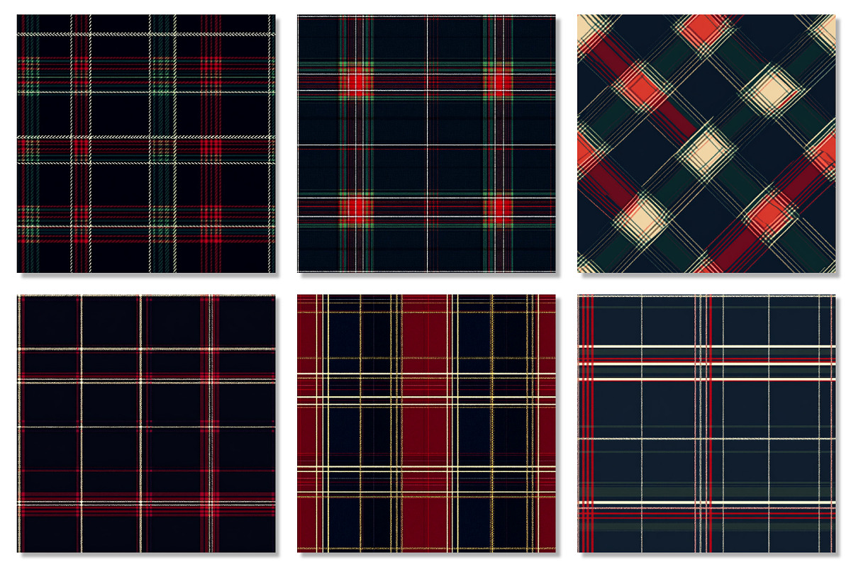 Christmas Tartan Seamless Pattern, a Pattern Graphic by Dream Creation (Photo 3 of 7)
