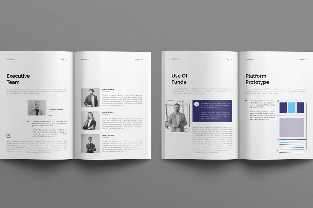White Paper Template, a Brochure Template by E-Type (Photo 5 of 7)