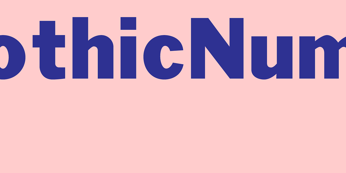 Gothic Number Sixteen, a Sans Serif Font by Wooden Type Fonts (Photo 2 of 5)