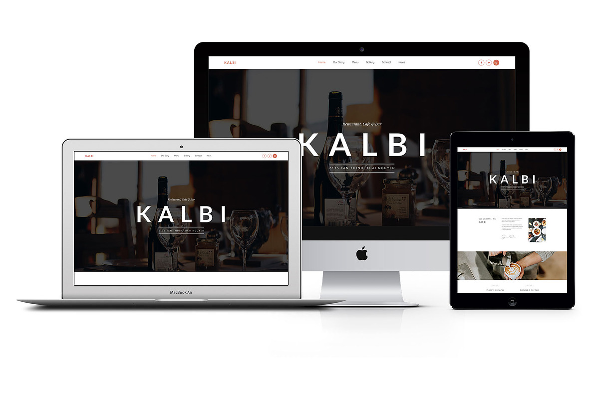 Kalbi - Restaurant WordPress Theme, a WordPress Template by AZ-Theme (Photo 2 of 2)