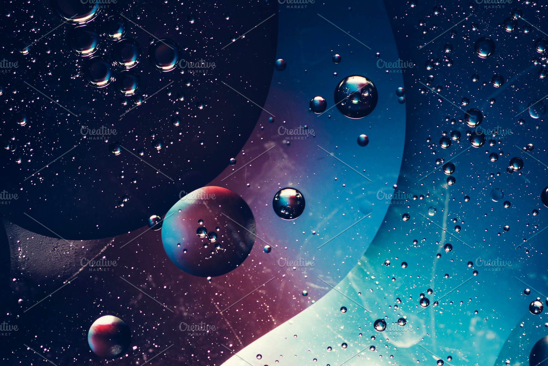 Abstract bubble background, an Abstract Photo by Atmospheric visuals