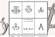 Antique Vintage Monogram A Initial, an Object Graphic by Antique Monograms (Thumbnail 3 of 4)
