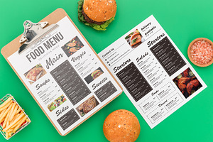 Delicious Food Menu Design