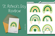 St Patrick's Day Rainbow Clipart, an Illustration by DysenkaArt (Thumbnail 1 of 2)