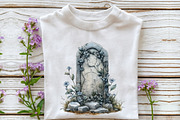 Neutral Pastel Spooky Clipart, an Illustration by Rose Art (Thumbnail 3 of 7)