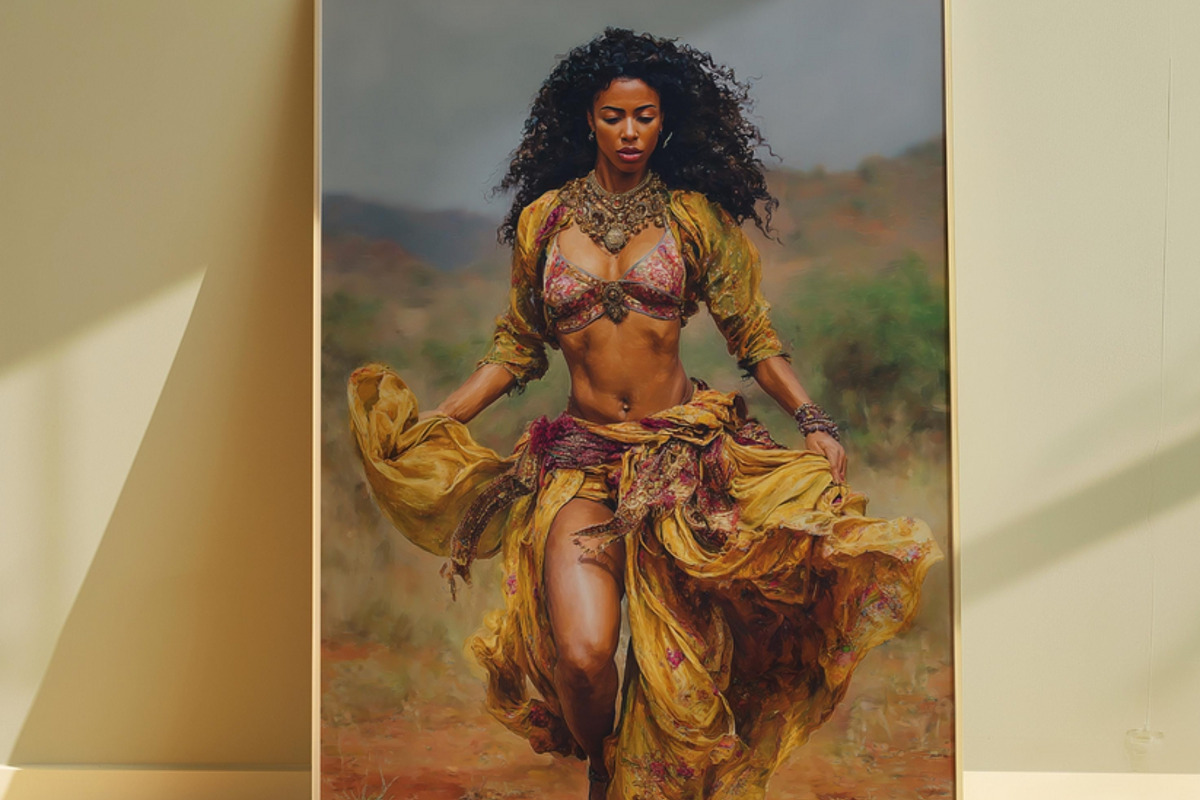 Spring in Africa Wall Art Set, a Decorative Illustration by PrintablesByFranklyn (Photo 9 of 16)