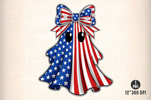 Iridescent Ghost PNG, 4th Of July, an Illustration by Dream Creation