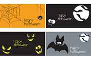 16 Halloween banners and cards, a Background Graphic by InkySplash (Thumbnail 3 of 5)
