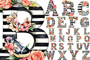 Cowboy Boot Alphabet Clipart, a Seasonal Illustration by Designking (Thumbnail 1 of 4)
