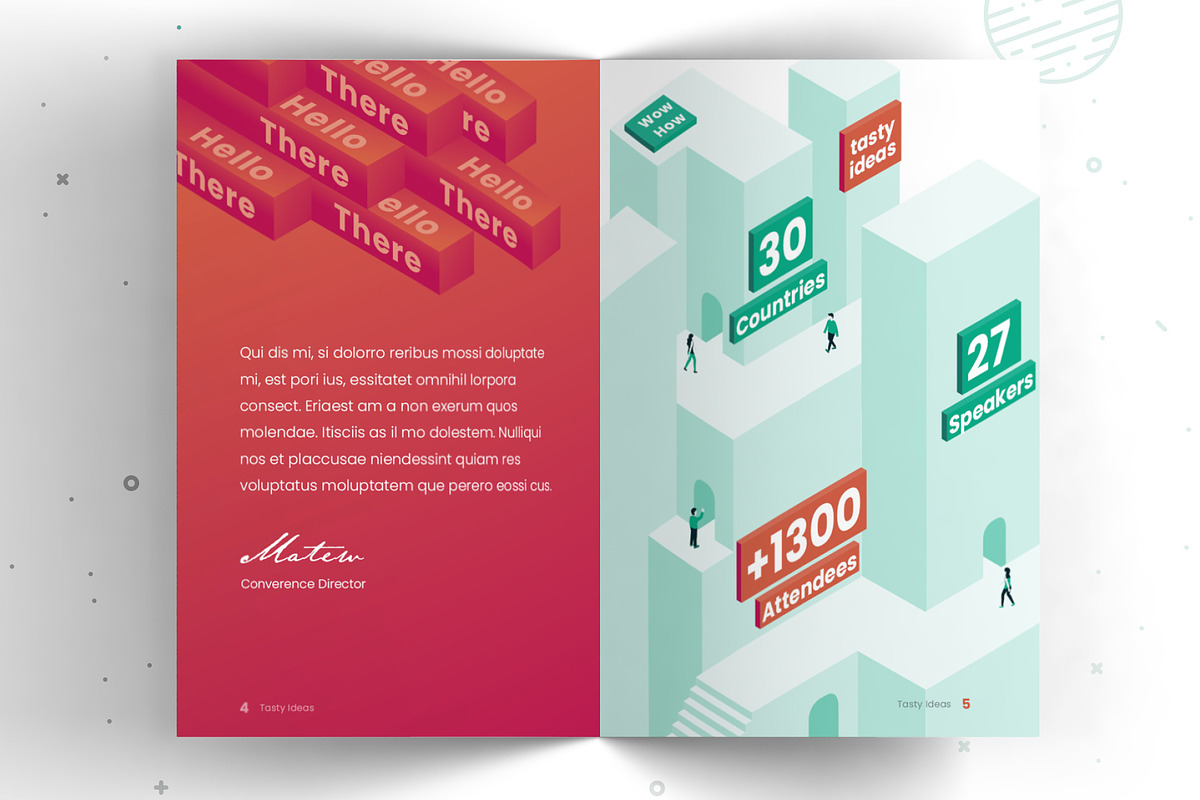 Conference booklet, a Brochure Template by pistakovac (Photo 3 of 9)