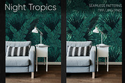 Night Tropics seamless patterns, a Pattern Graphic by ANAKOTO (Thumbnail 14 of 20)