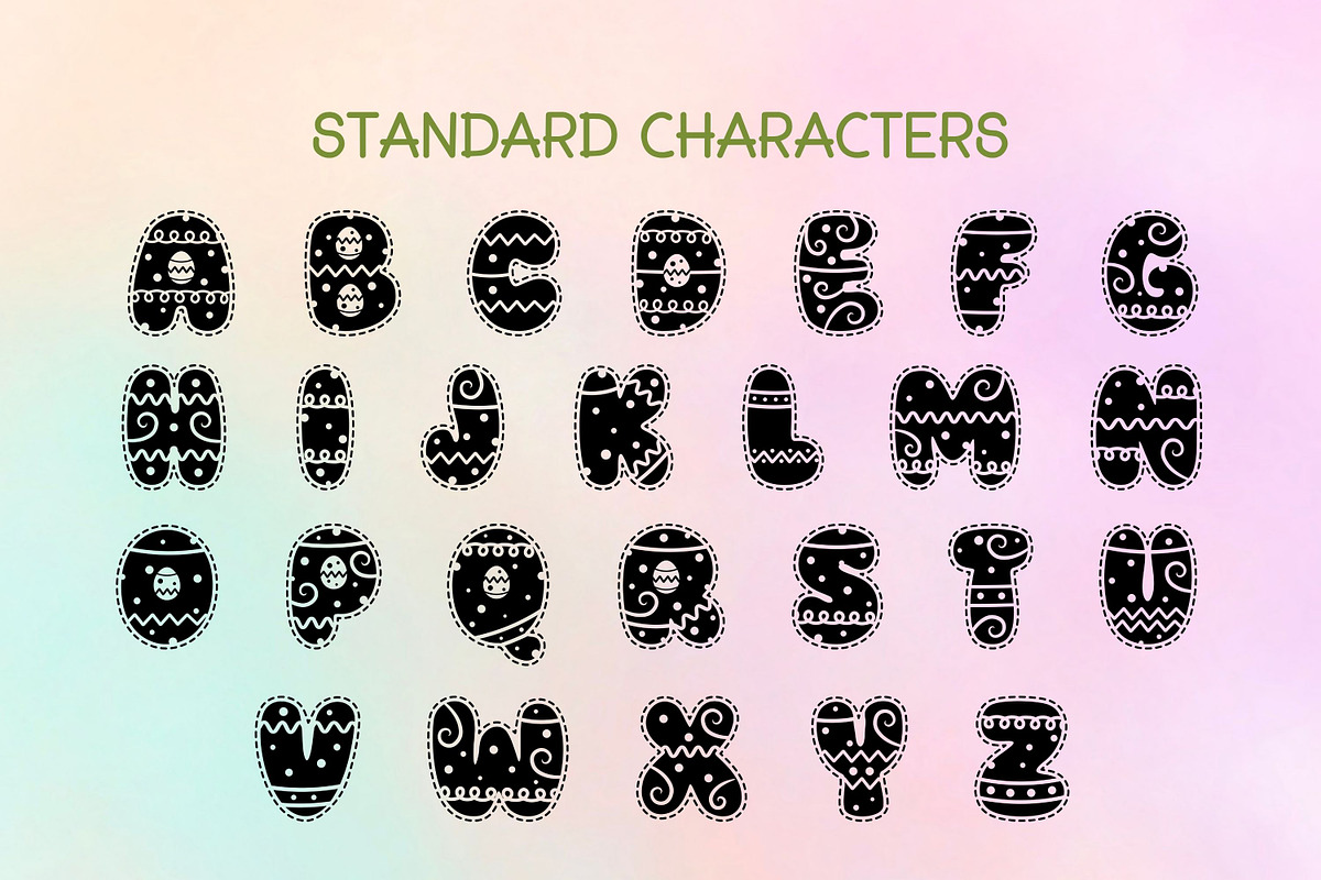 Egg Hunt - Display Font, a Sans Serif Font by Adalin Shop (Photo 2 of 3)