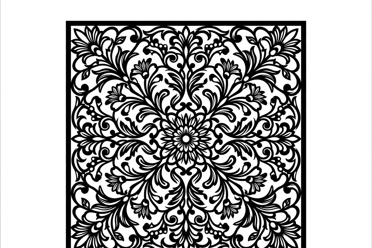 50 Elegant Floral Wall Panel, a Decorative Illustration by Amazin_art (Photo 2 of 27)